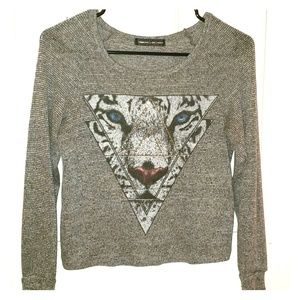 Cute💋 cropped shirt💄